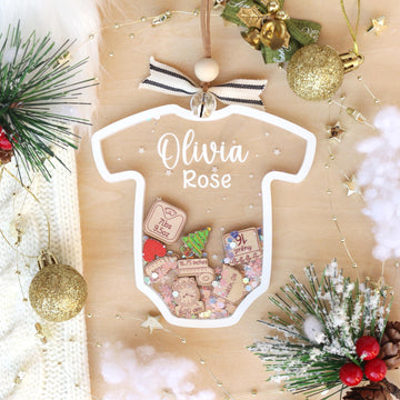 Personalized Baby's First Christmas Ornament: Acrylic Keepsake