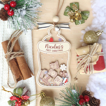 Custom Baby's First Christmas Ornament: Personalized Keepsake