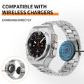 Zinc Alloy Case with Metal Band for Samsung Galaxy Watch 43/44/45/47mm