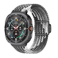 Magnetic buckle woven nylon strap for Samsung Galaxy Watch Ultra