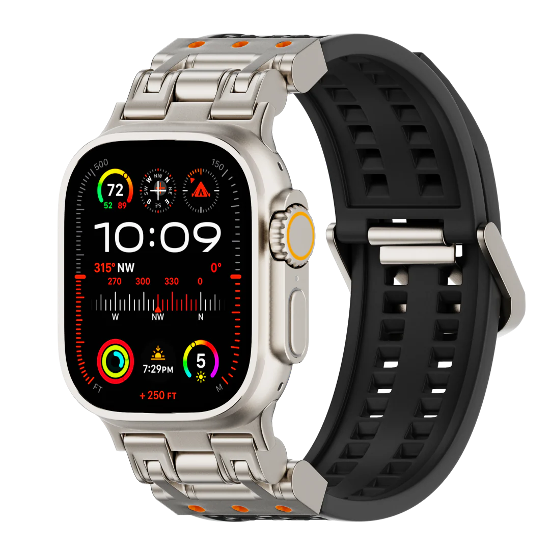 Tactical Silicone Band For Apple Watch