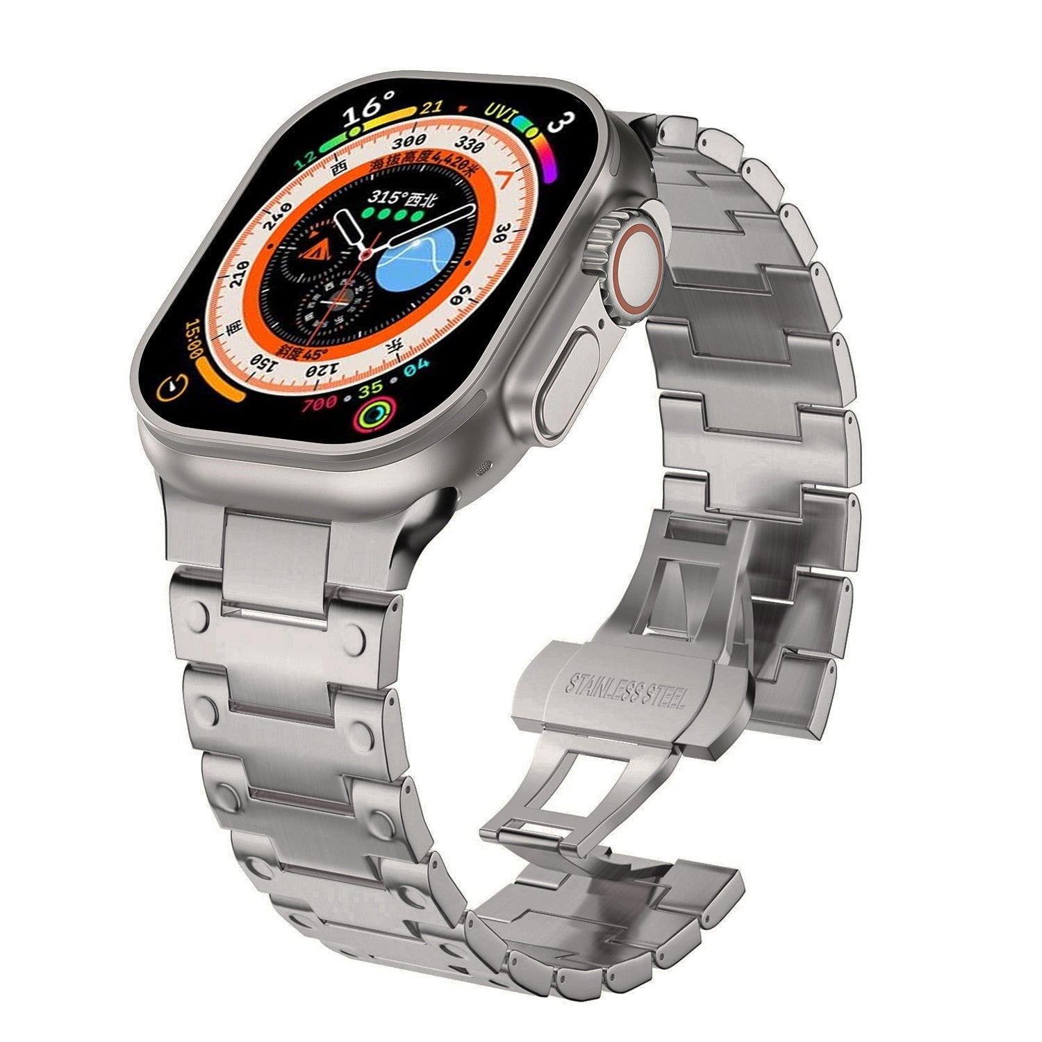 Cloud Screw Stainless Steel Band
