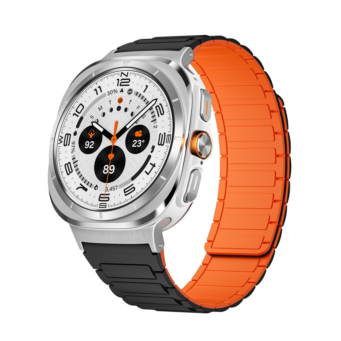 Sports Silicone Magnetic Band For Samsung Watch 7 Ultra