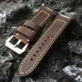 Handcrafted rugged style Samsung Watch Ultra Strap - Antique Brown