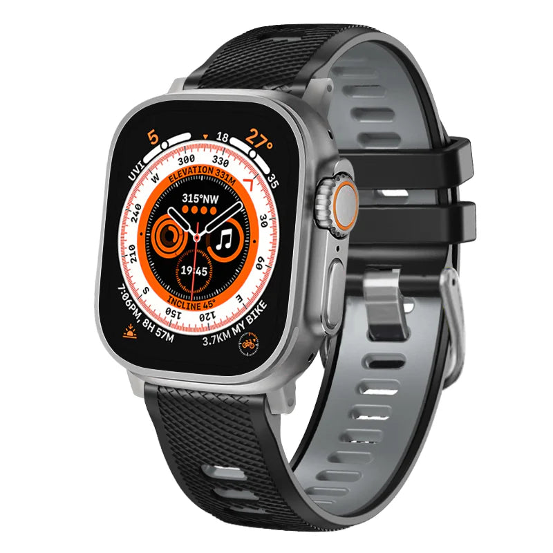 Sports Two-color Silicone Band For Apple Watch